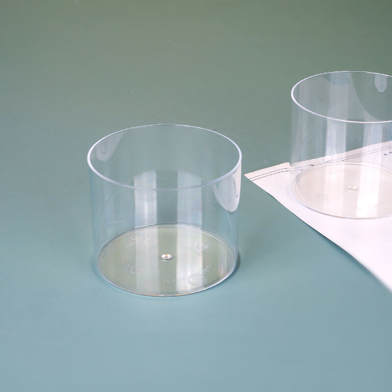  CH112 200ml Clear Dessert Cups for Mousse, Custom Logo Plastic Tiramisu Cake Cup 