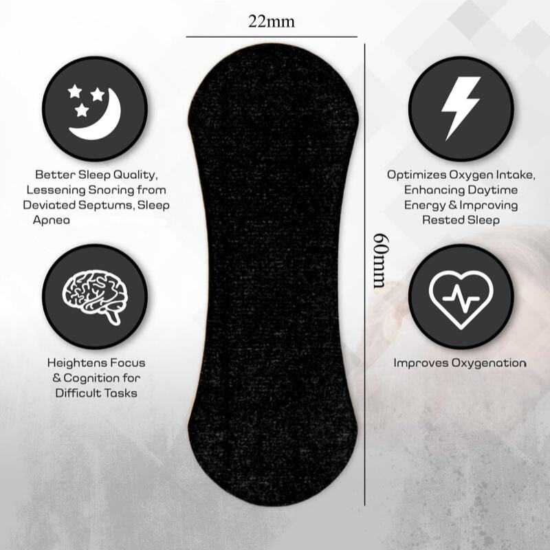 Sweatproof Nasal Strips Adhesive Nose Tape for Athletic Performance Sports Gym CE Transparent for Breathing and Sleep HLK