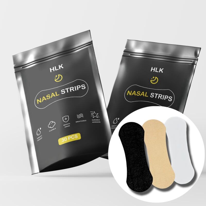 Breathing and Snoring Nasal Strips Customized Breathe Right Nose Plaster Bulk Better Breath HLK 2025