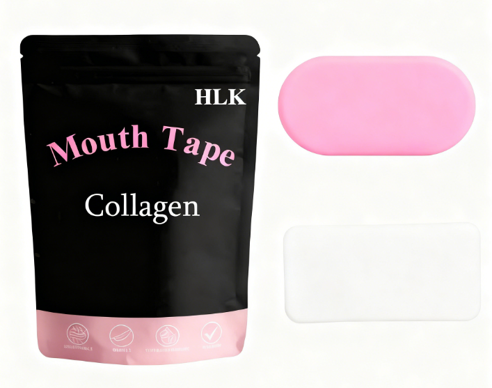 HLK 6-In-1 Nourishing Silicone Mouth Tape - Vitamin, Aloe, COQ10 & Collagen Infused