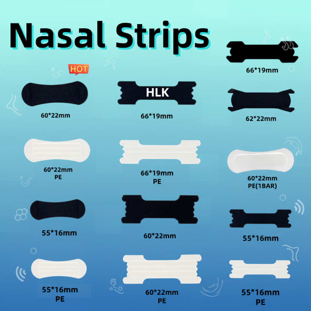 Nasal Strip Material Guide: Non-Woven Fabric, PE & Satin