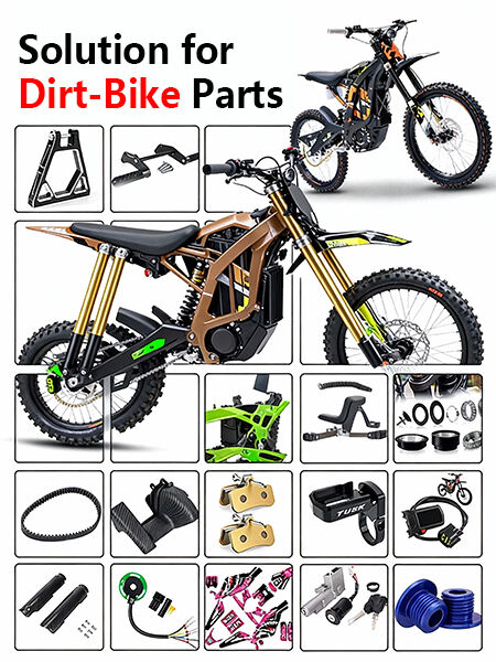 Lösning för terrängcykel-delar