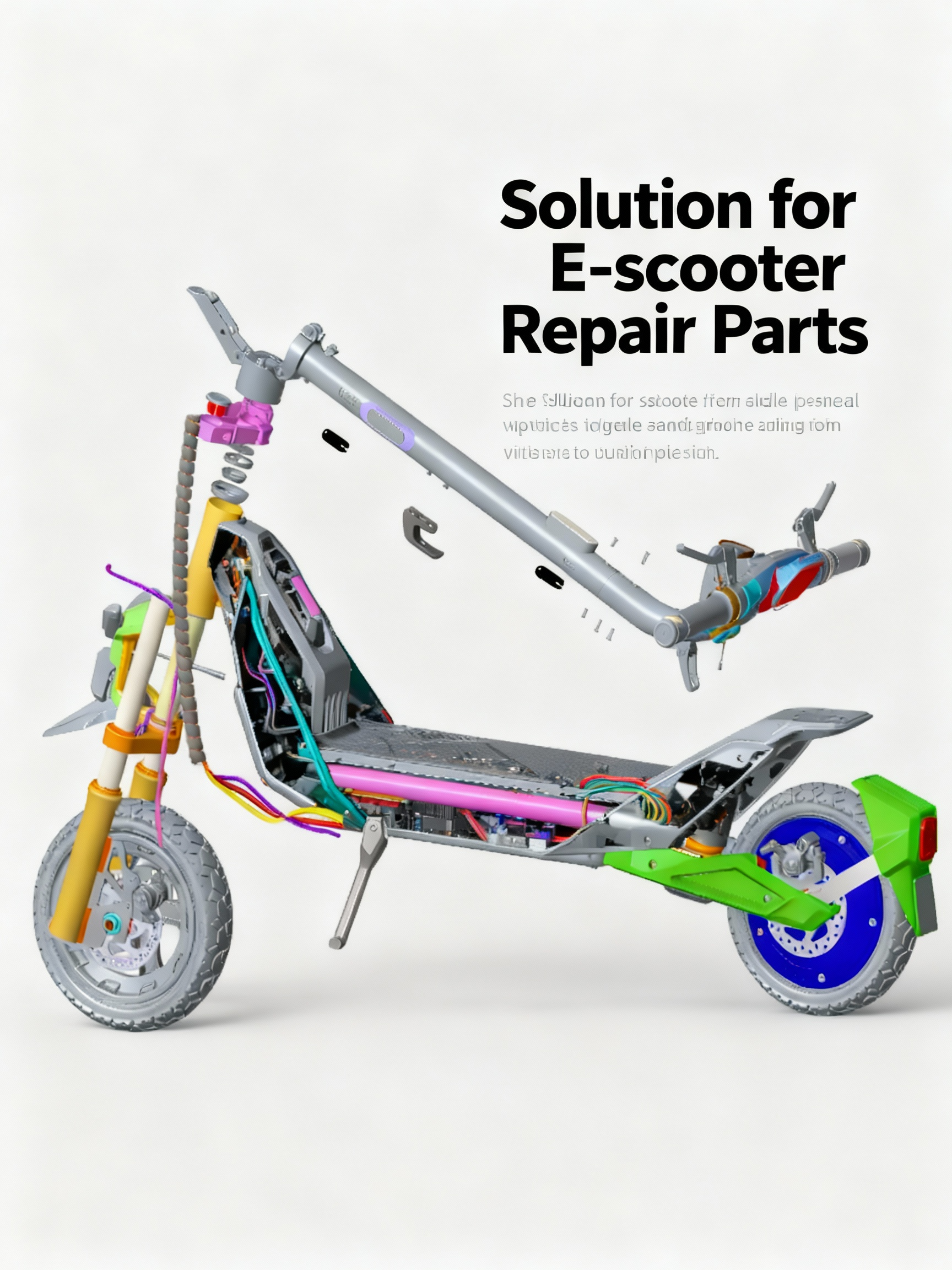 Lösning för scooterreparationsdelar