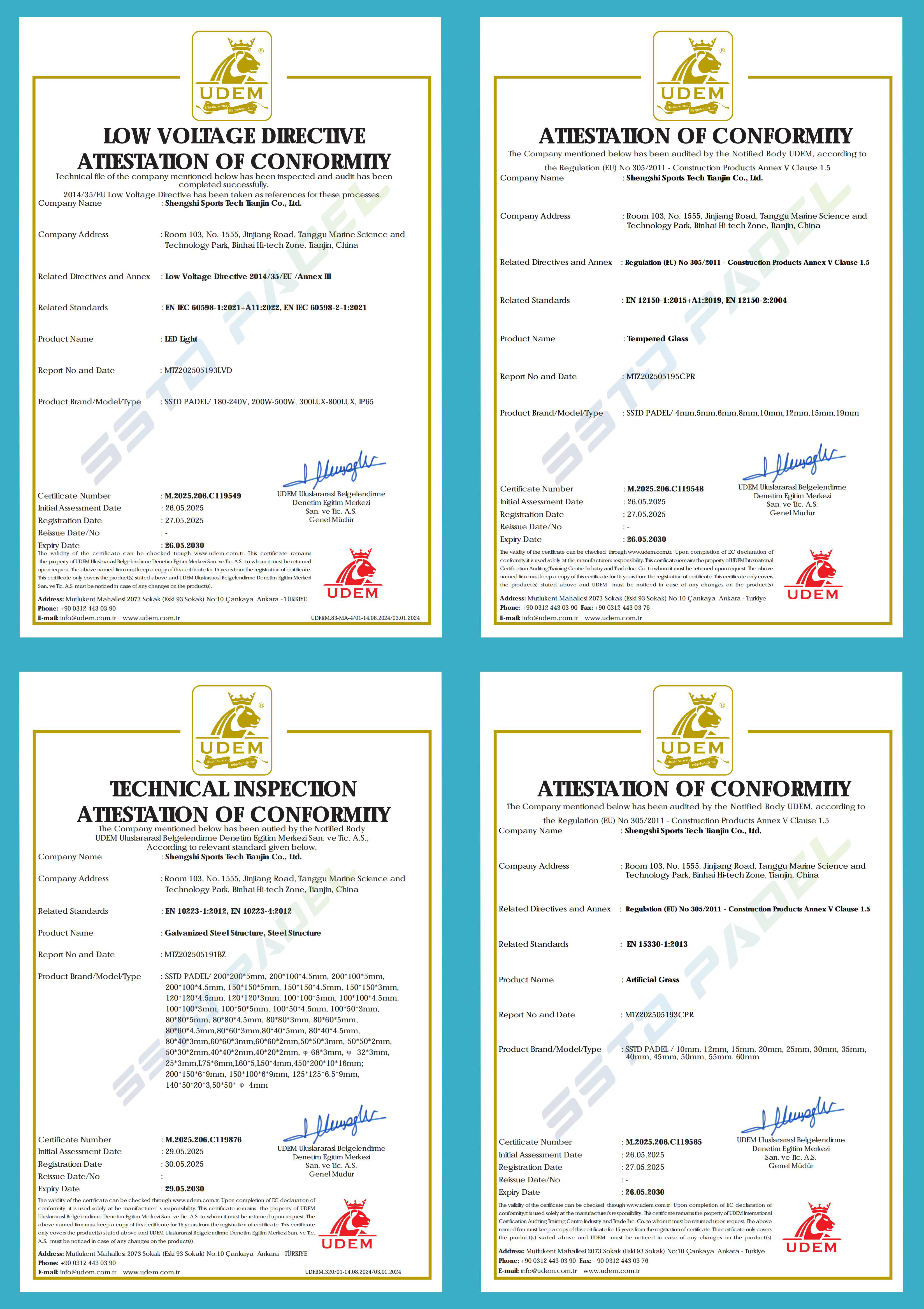 CE/ISO Certification