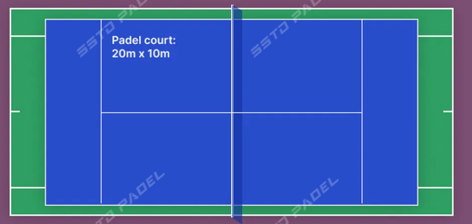 padel court size 20M*10M