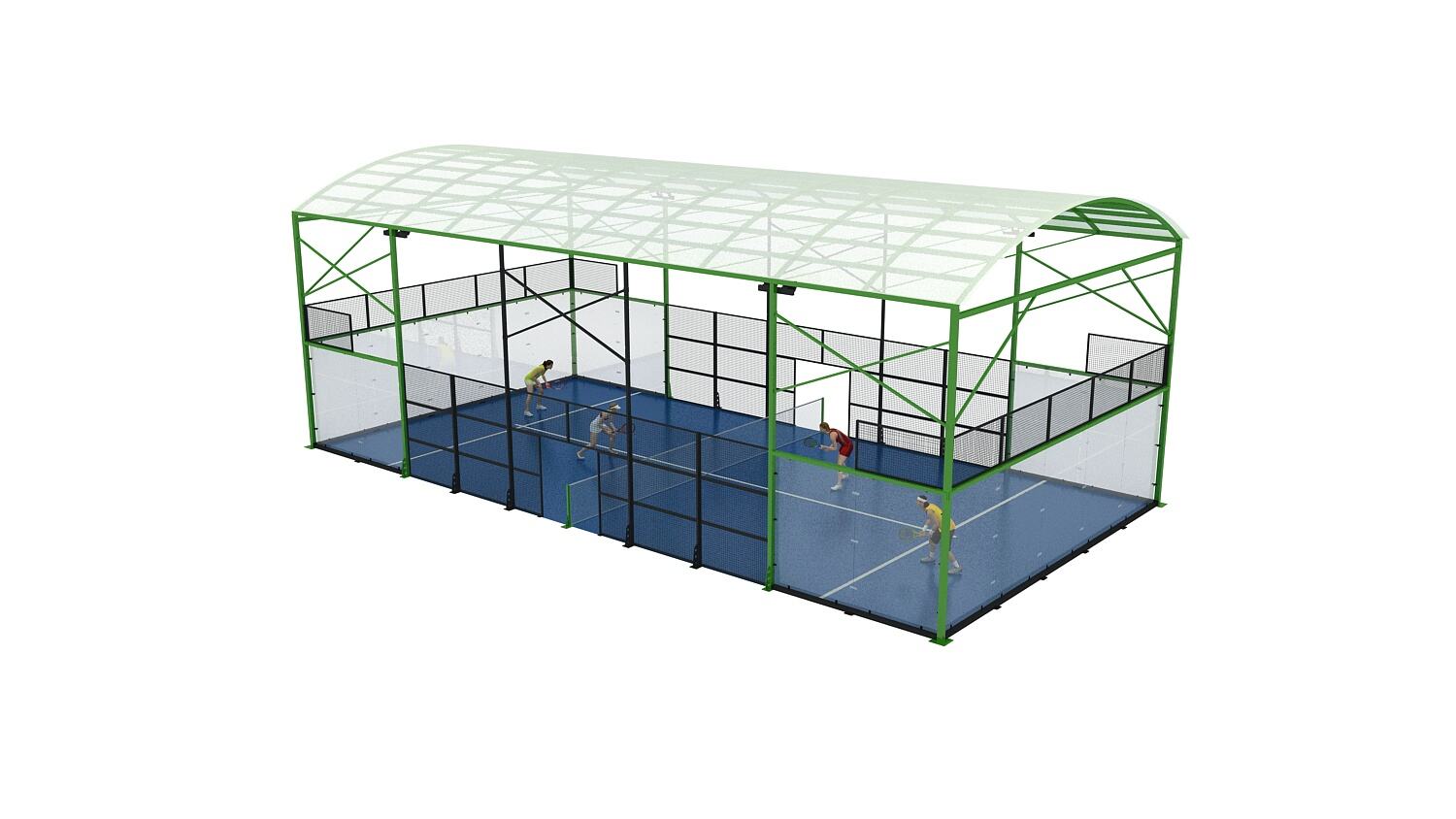 Premium Padel Court Roof Systems: Weather Protection and Enhanced ...