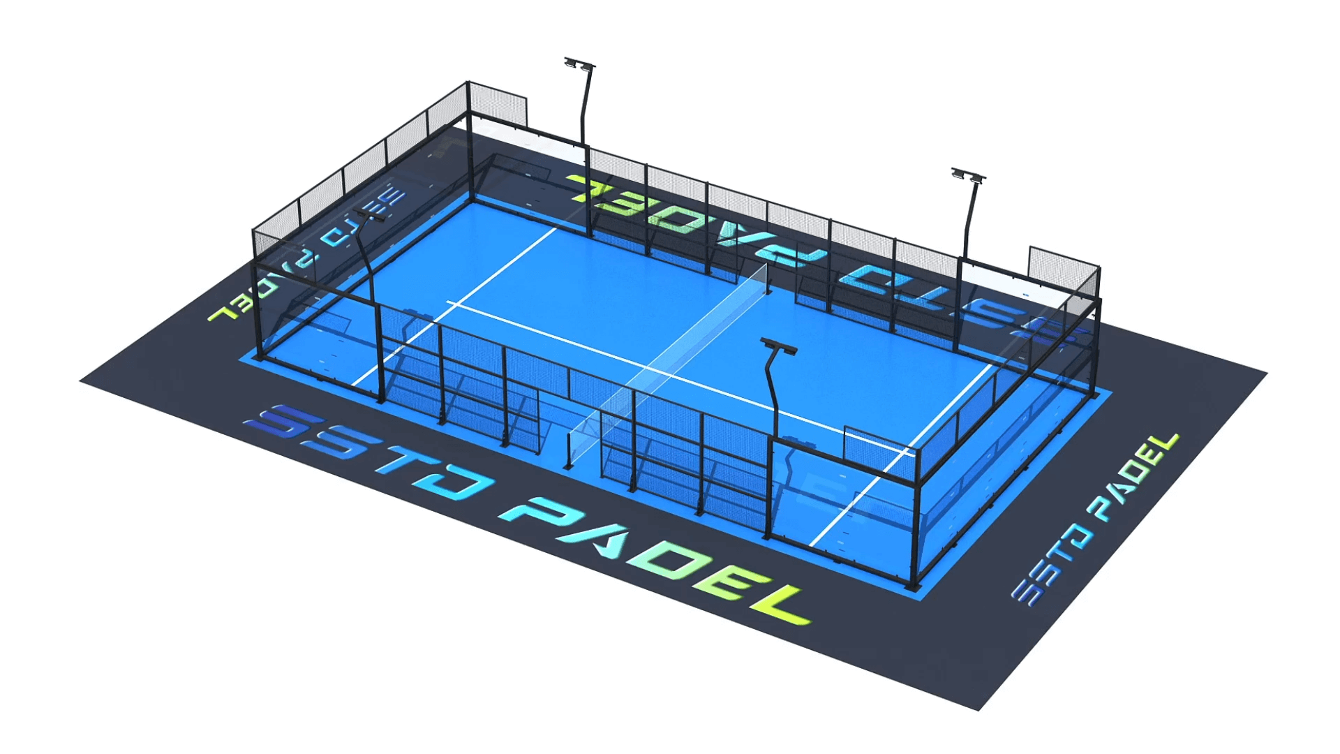 Caratteristiche di sicurezza per i campi da padel panoramici