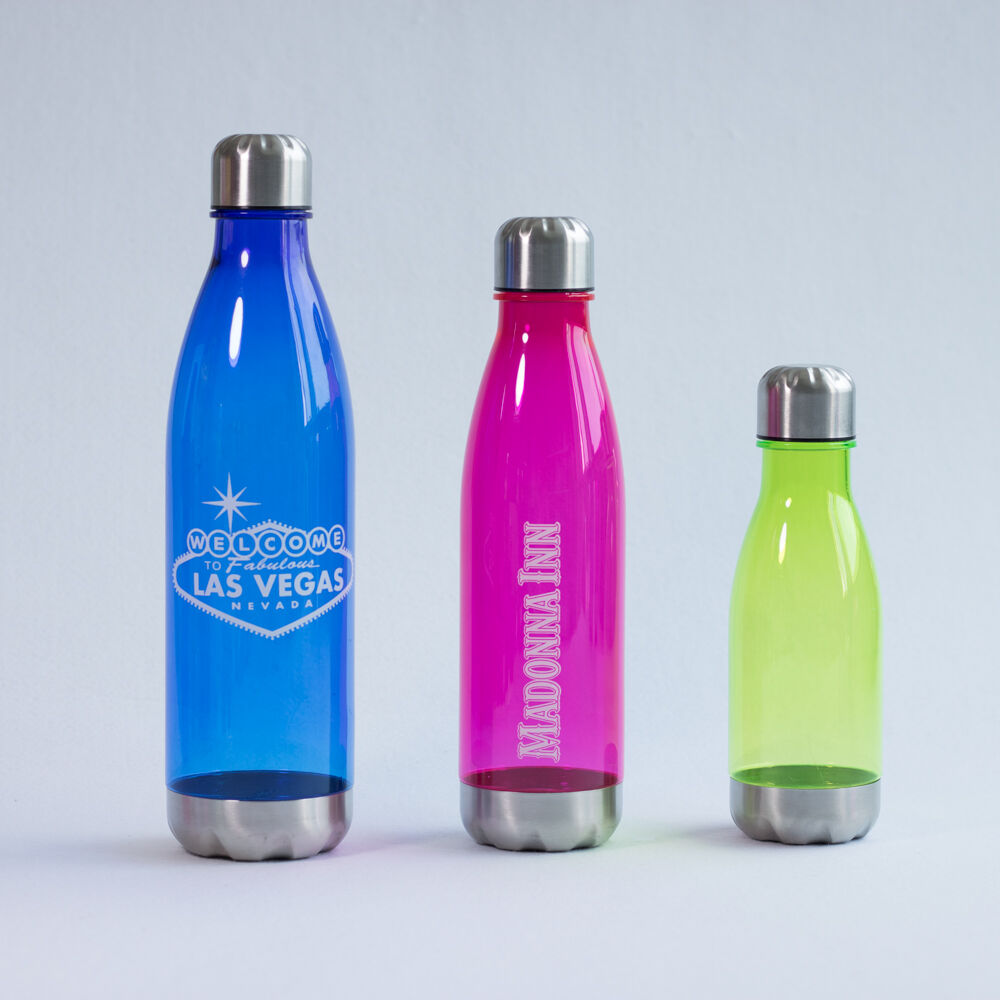 Bottiglie d'acqua in plastica alimentare: ideali per lo sport e gli spostamenti quotidiani