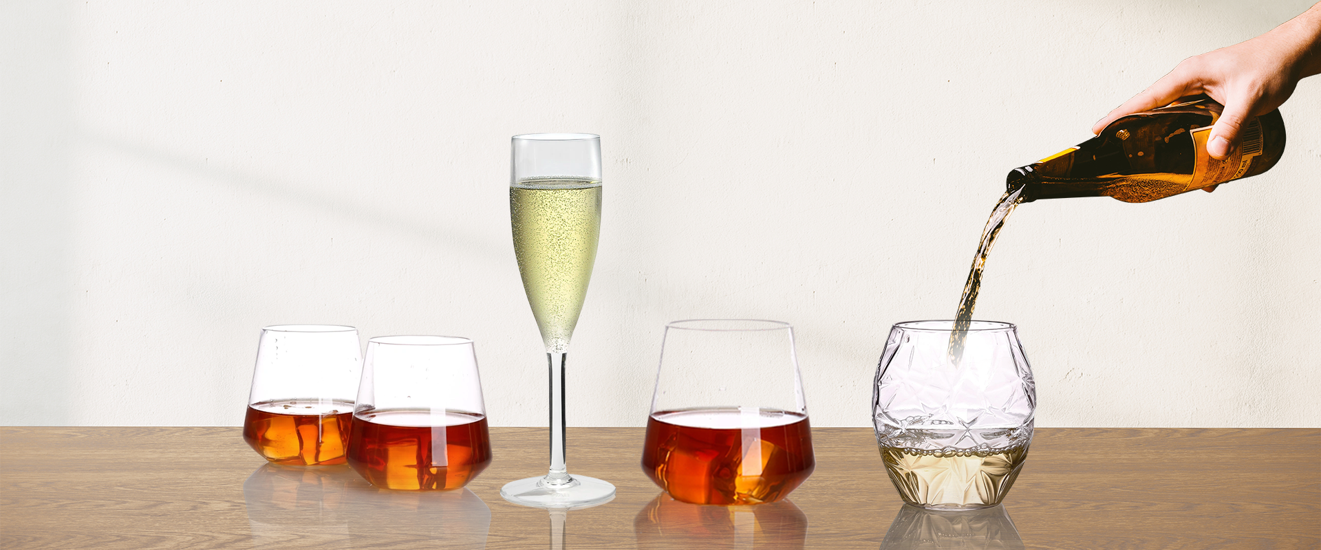 Tilpassede Daiquiri-kopper til tropisk tematiske arrangementer