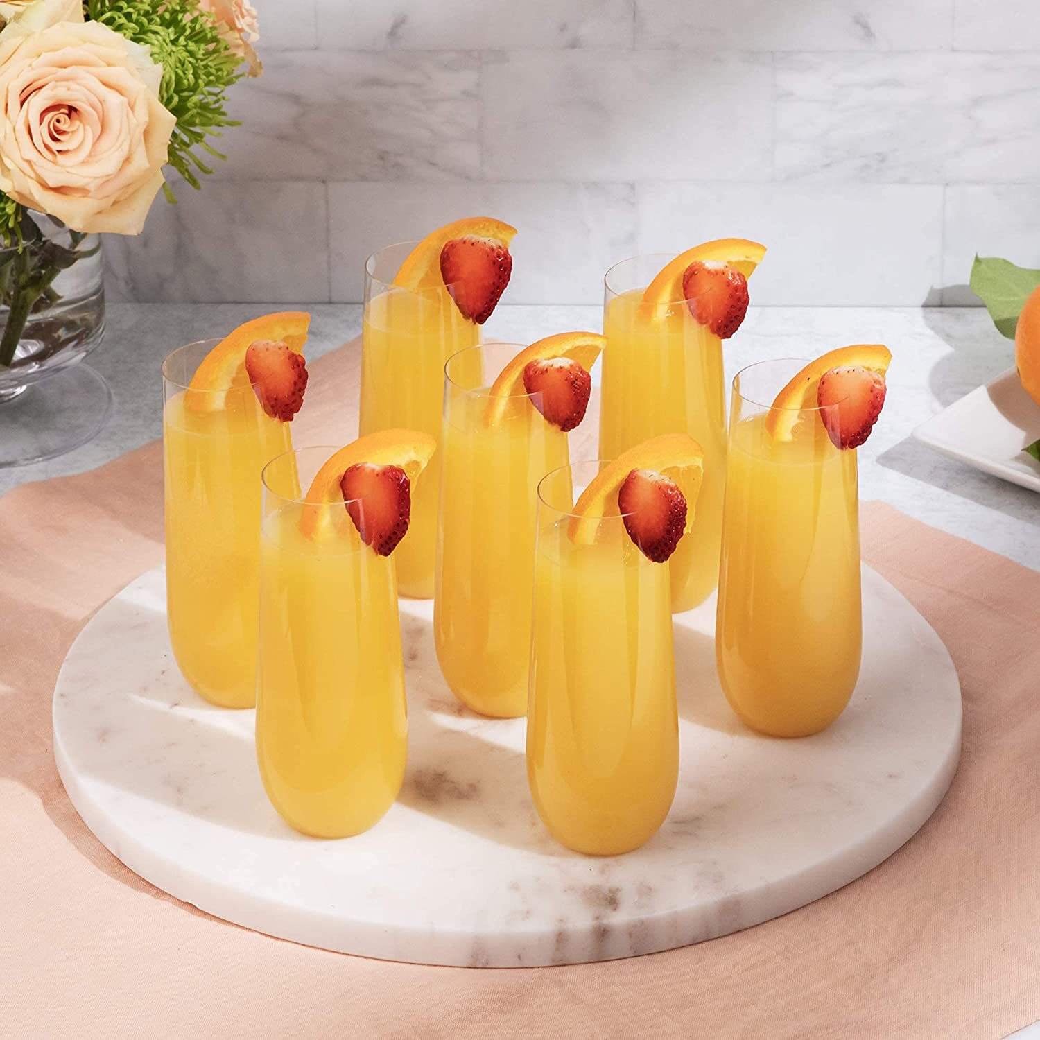 Reusable Plastic Champagne Flute – Durable, Elegant for Multiple Uses