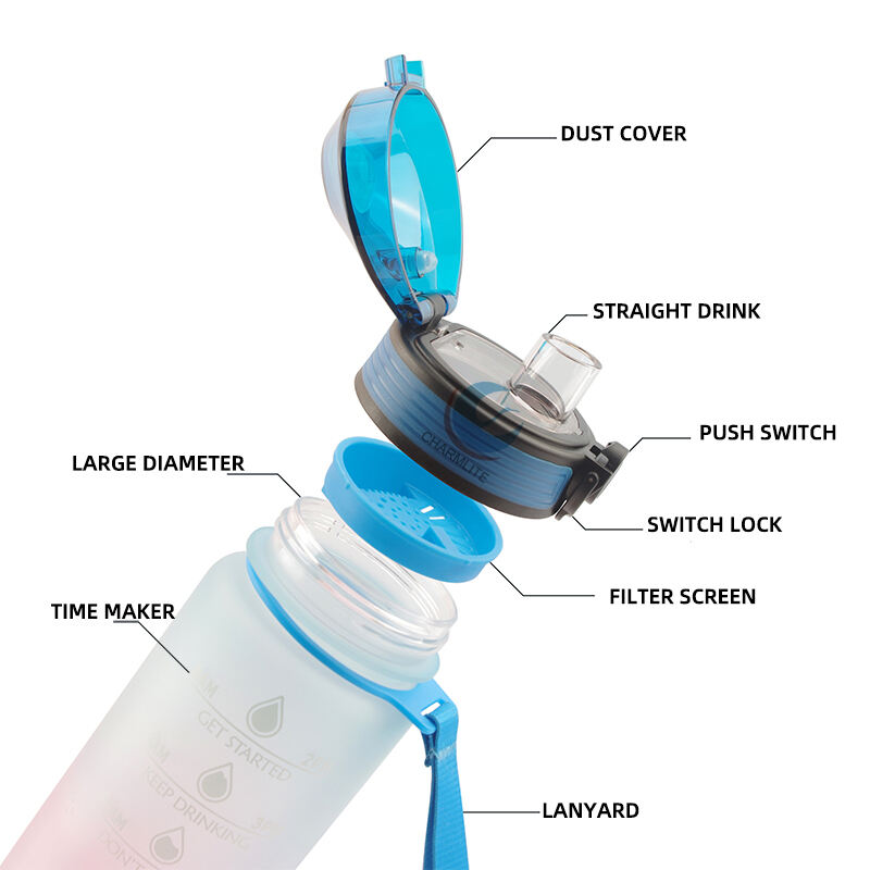 Lekvrij flesje – 100% uitloopbestendig, voedselkwaliteit voor onderweg