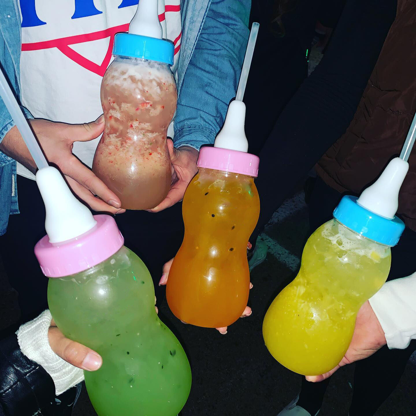 Giant Baby Bottles 32oz/66oz/100oz Clear Plastic Juice Bottle