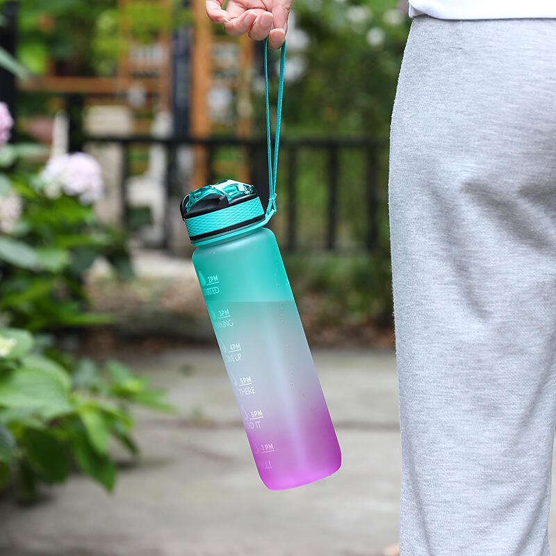 Glass Water Bottle with Silicone Sleeve – Protective, Food-Grade for Purity