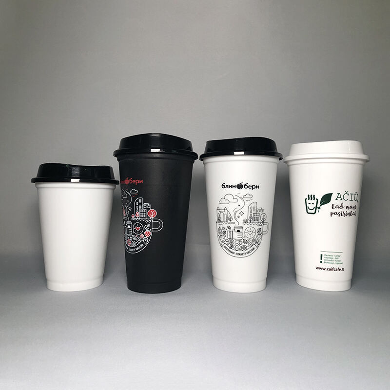 Gobelet en plastique transparent pour café – Vue dégagée, alimentaire pour café