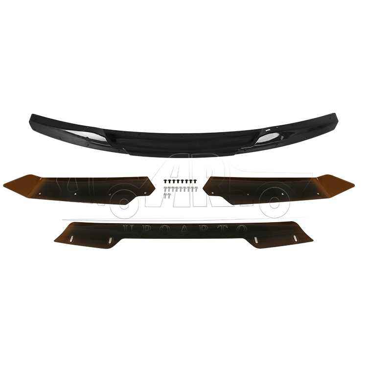 AR-Chevrolet-020 Gurney Flaplı Wicker Bill Aşama 3 Arka Spoiler Chevrolet Corvette C7 2014-2019