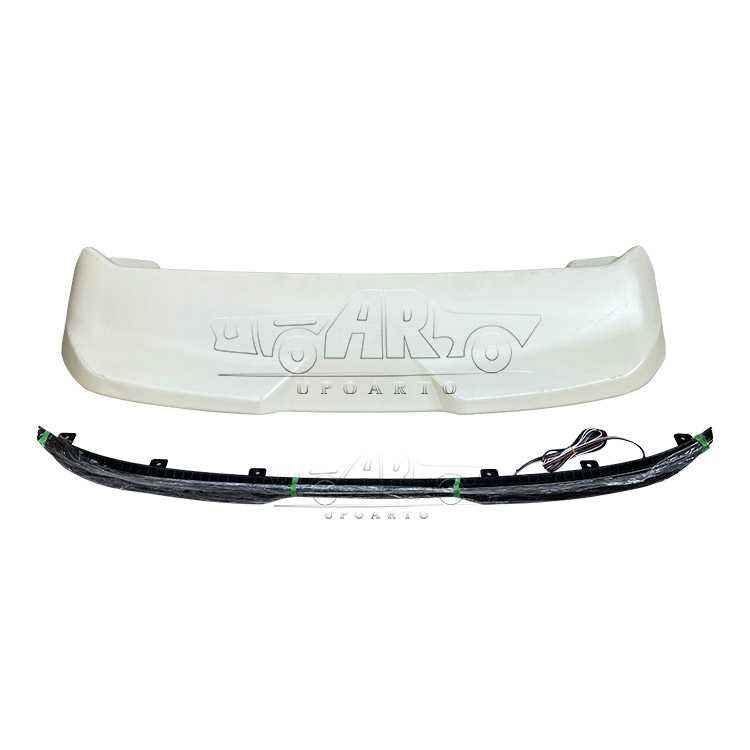 AR-Toyota-0117 With Stream Lamp No Groove Rear Spoiler para sa Toyota Land Cruiser Prado FJ120 LC120 2700 4000 2003-2009