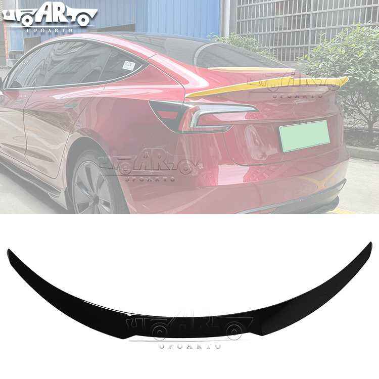 AR-Tesla-031 Aero M4 Style Rear Spoiler for Tesla Model 3 2023+