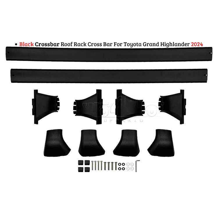 AR-Toyota-0133 Black Roof Rack Cross Bar para sa Toyota Grand Highlander 2024