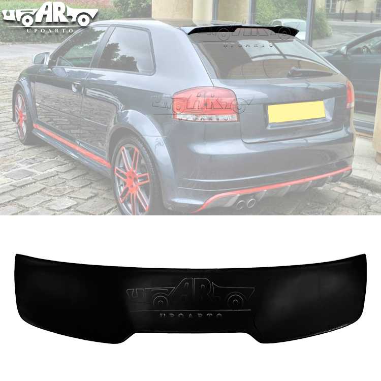 AR-AUDI-091 RS3 Style Rear Spoiler for Audi A3 8P 3 Door Hatchback 2004-2013