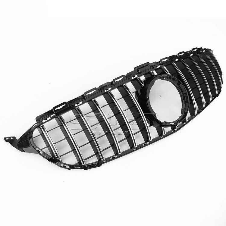 AR-BenZGR-015 Without Camera Hole GTR Style Front Grille for Mercedes Benz C Class W205 2019-2021