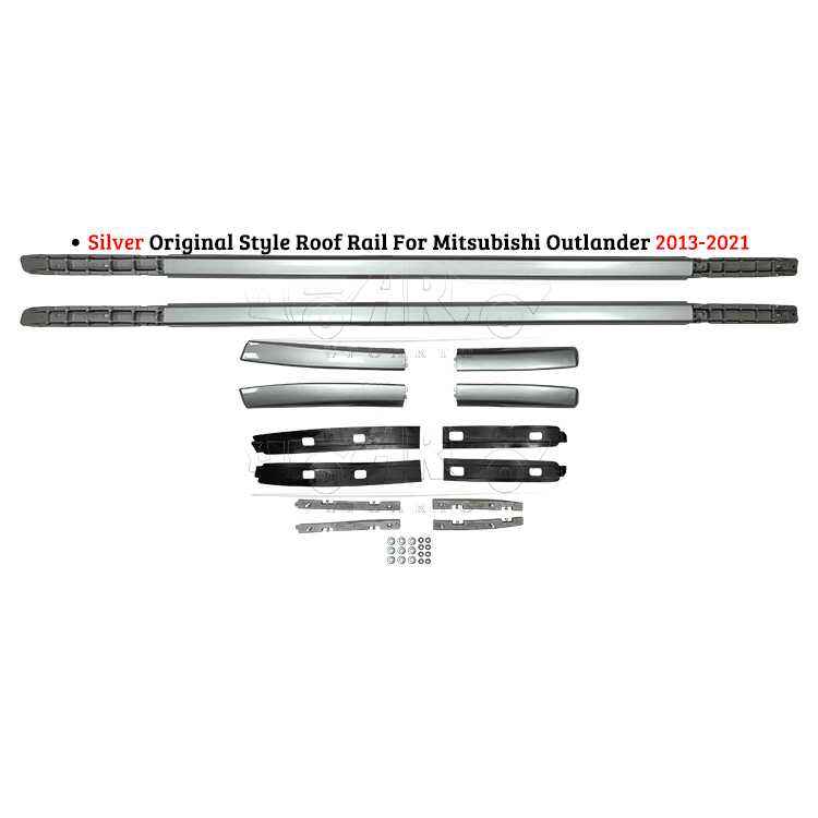 AR-Mitsubishi-018 Silver Original Style Roof Rail for Mitsubishi Outlander 2013-2021