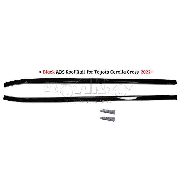 מסילת גג ABS שחורה AR-Toyota-0154 עבור טויוטה קורולה קרוס 2022+