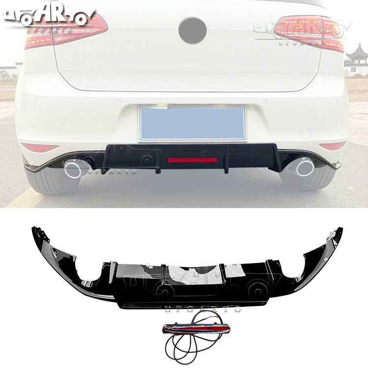 AR-VW-0165 With Brake Light Rear Lip for Volkswagen Golf 7 GTI
