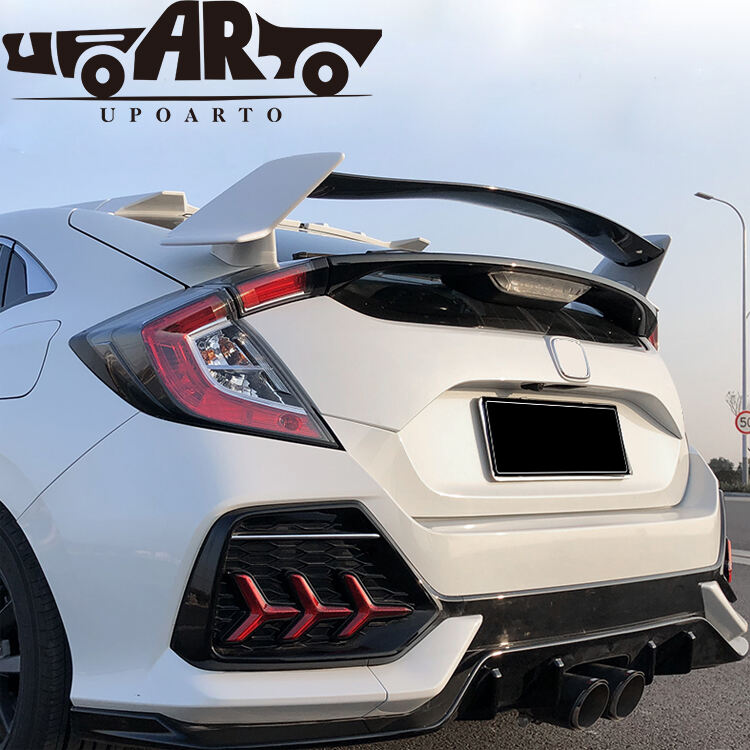 Type R Rear Spoiler Style For Honda 10th Generation Civic Sedan 2016 2017 2018 2019 2020