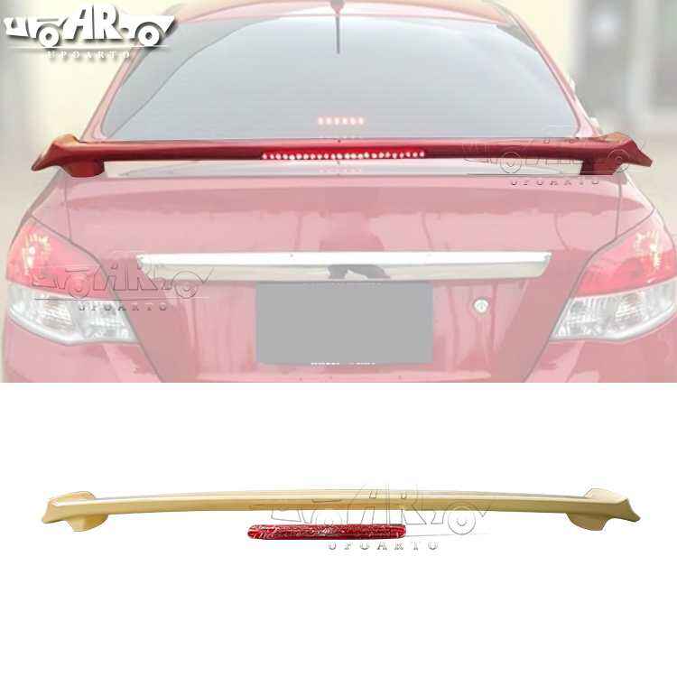 AR-Mitsubishi-022 With Lamp Rear Spoiler for Mitsubishi Mirage G4 Attrage Sedan 2014-2020