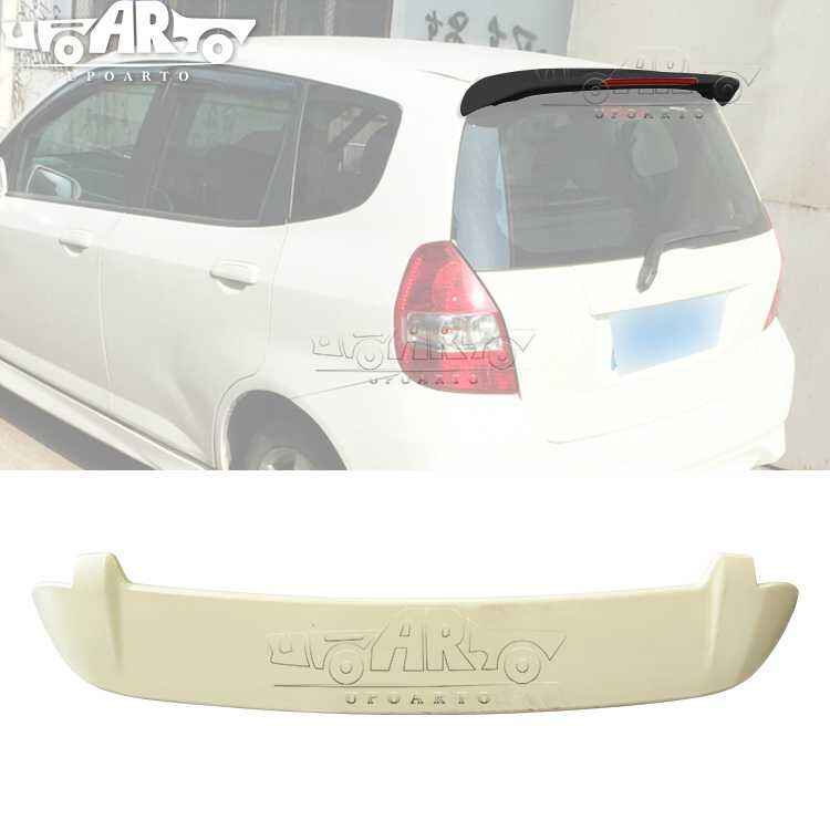 AR-Honda-071 With Brake Light Rear Spoiler For Honda Fit Jazz Hatchback 2004-2007