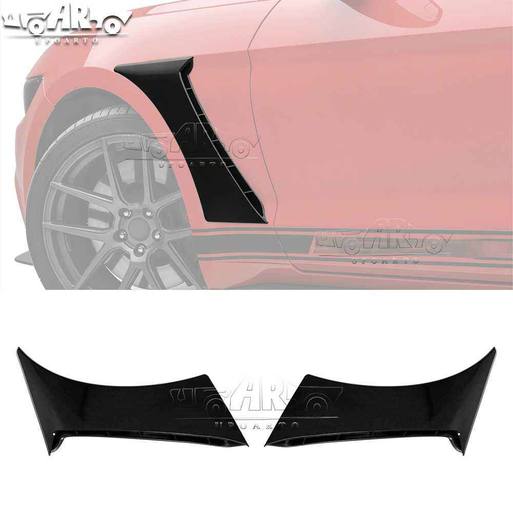 AR-Mustang-043 Voorzijde ventilatieopening met fenderafdekking en versierlijst voor Ford Mustang GT EcoBoost V6 2015-2023