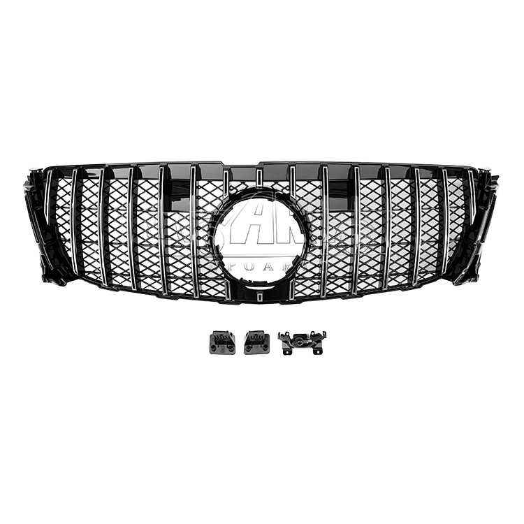 AR-BenZGR-092 Without Camera Hole GTR Style Front Grille for Mercedes-Benz GL X166 2013-2015