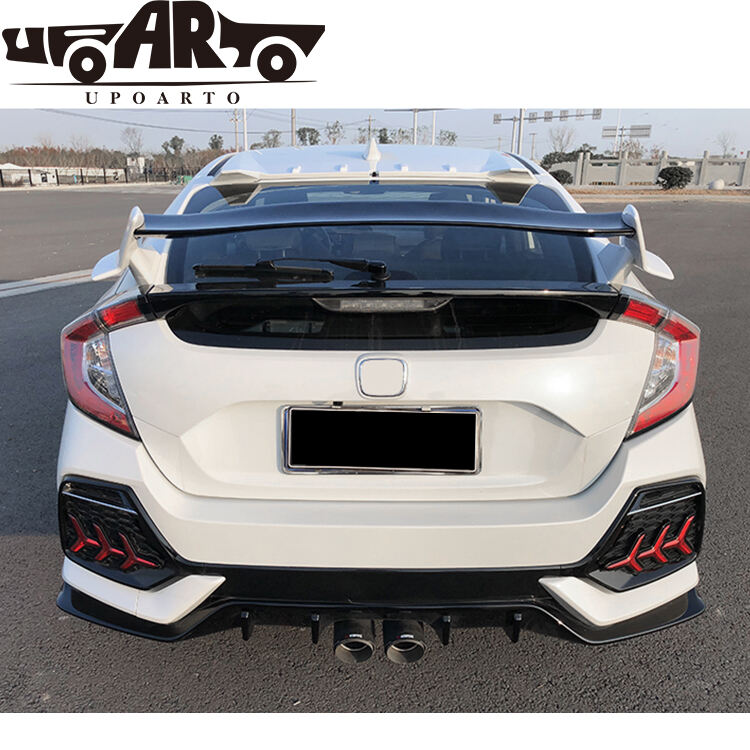 AR-Honda-023 Type R Style Rear SpoilerFor Honda 10th Gen Civic2016 2017 2018 2019 2020