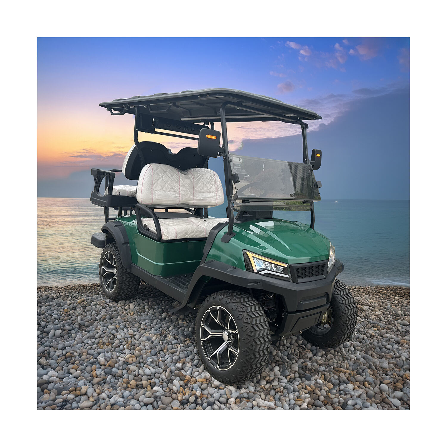 CE Approved Cheap Price Color Customizable 4 Seat Electric Golf Cart