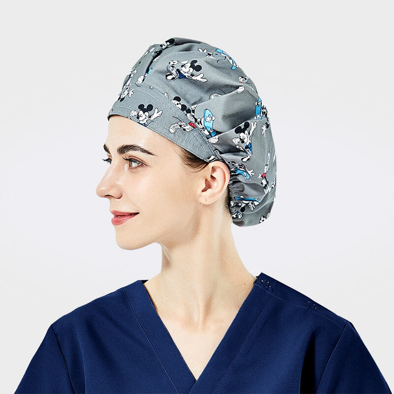 Hair-Friendly & Easy-Clean & Comfortable Professional Puffy Medical Scrub Caps