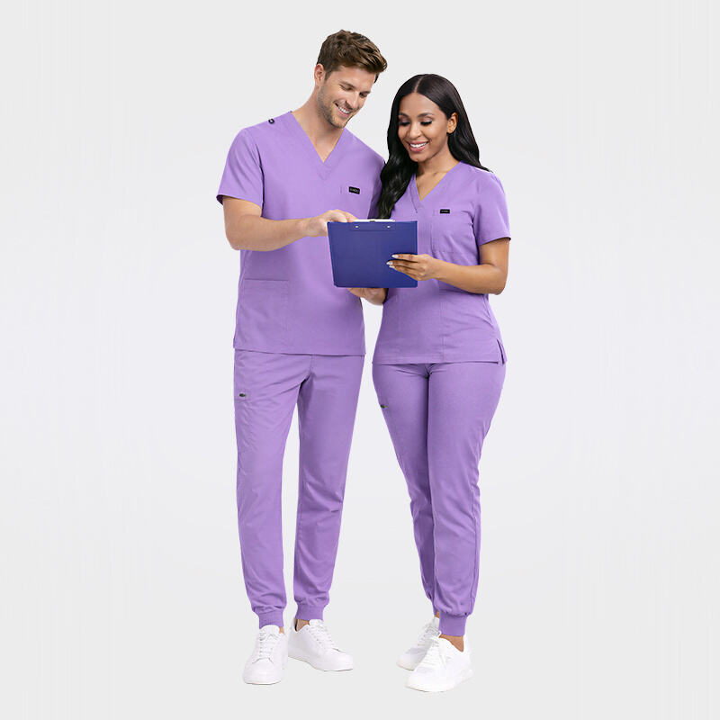 Fashionable Multi-color Nurse Uniforms Color-Fast Scrub Scrubs Uniforms 42122
