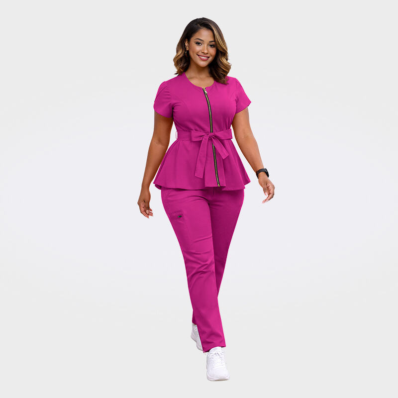 Princess-style Scrub Uniforms Sets for Women Plus-size Women 42038