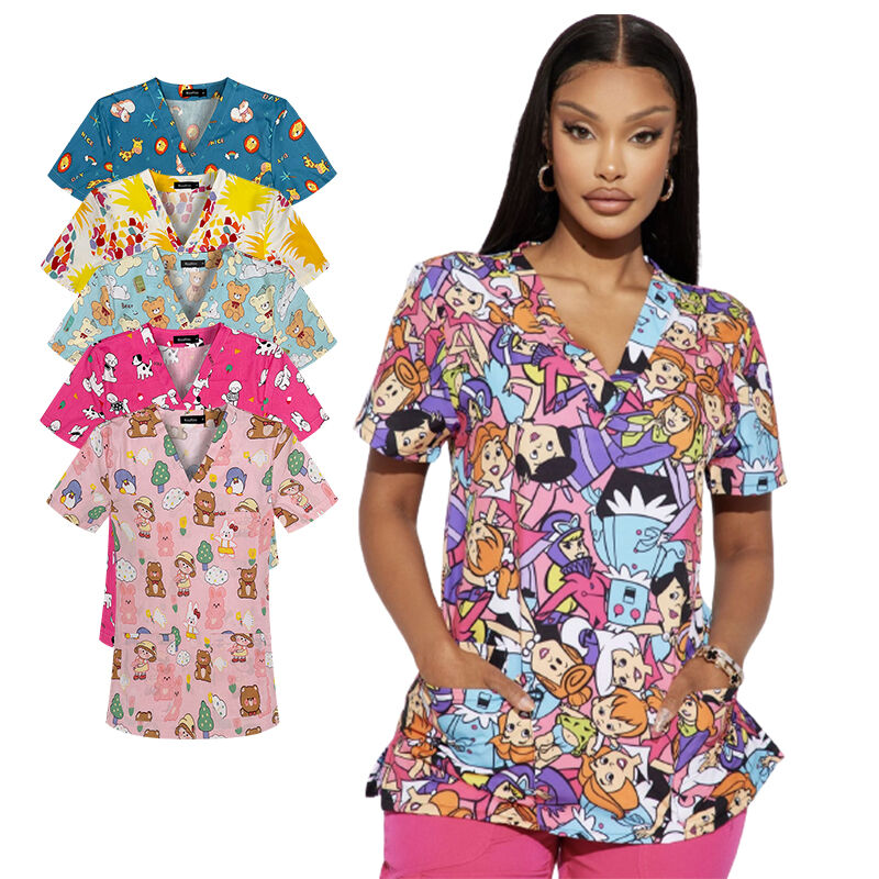 What Are Common Sizing Issues with Printed Scrub Tops?
