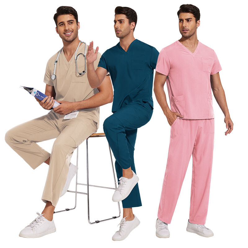 What Trending Styles and Colors Are Available for Personalized Men's Scrubs?