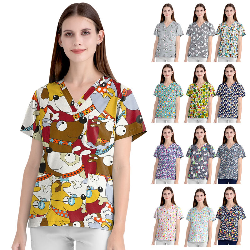 What Are the Latest Trends in Printed Scrub Tops for 2023?