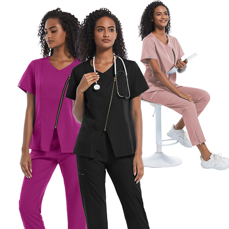 How Wholesale Women's Black Scrubs Set Can Enhance Your Team's Image