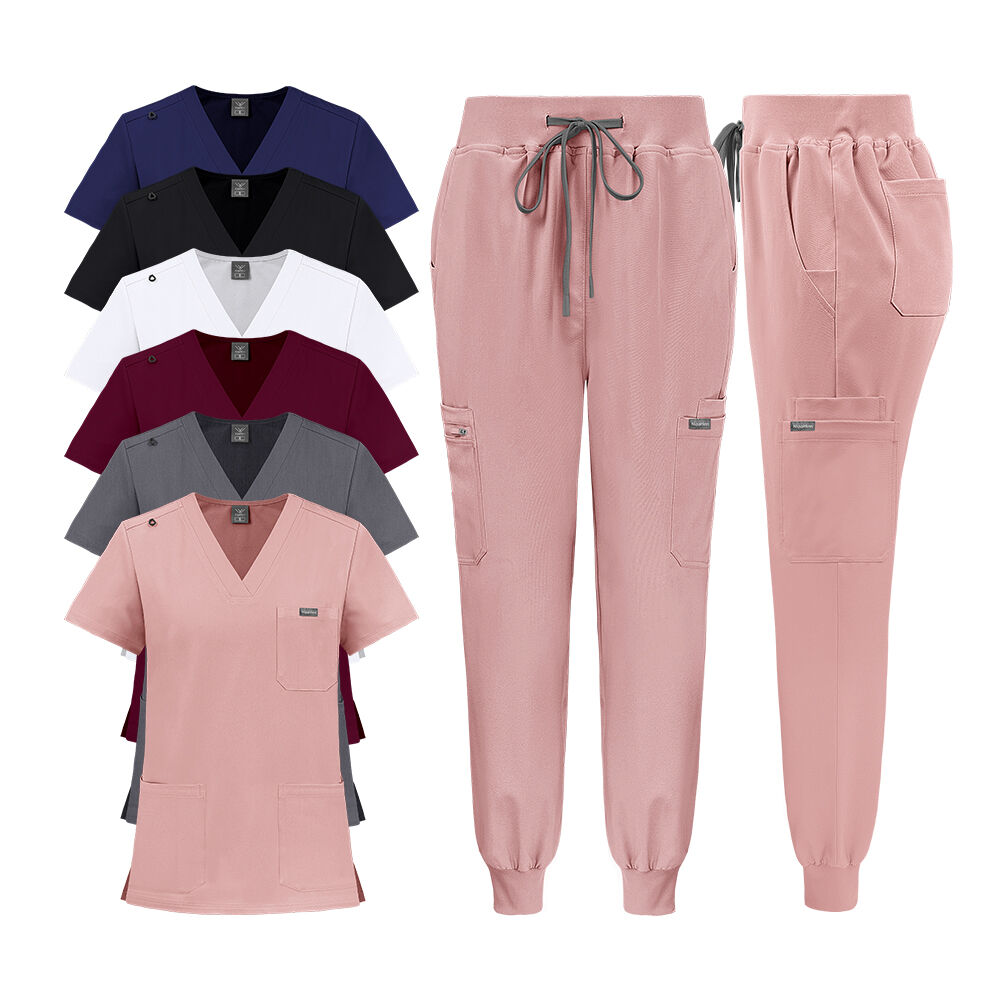 How Light Pink Scrubs Set Enhances Team Spirit in Healthcare Settings
