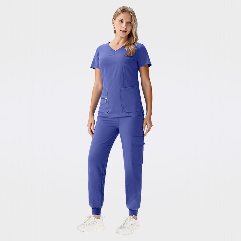 Breathable Scrubs Nursing Suit Hospital Clinical Uniform Woman Set 42338