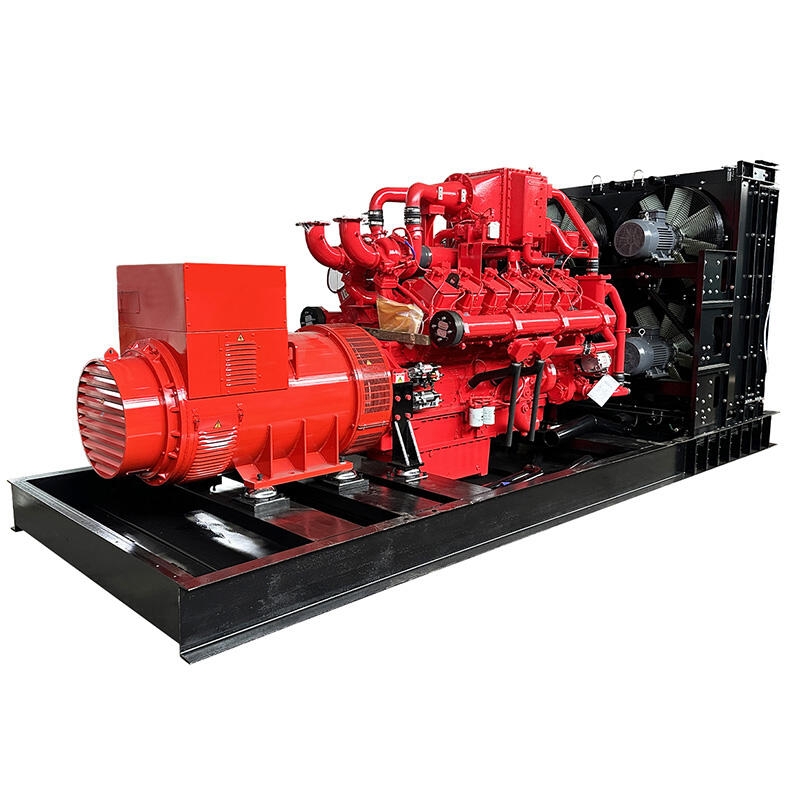 Open type natural gas generator set