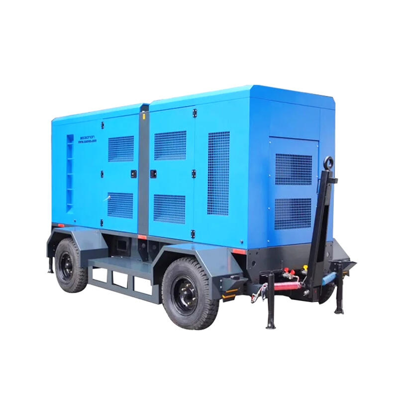 Trailer diesel generator set
