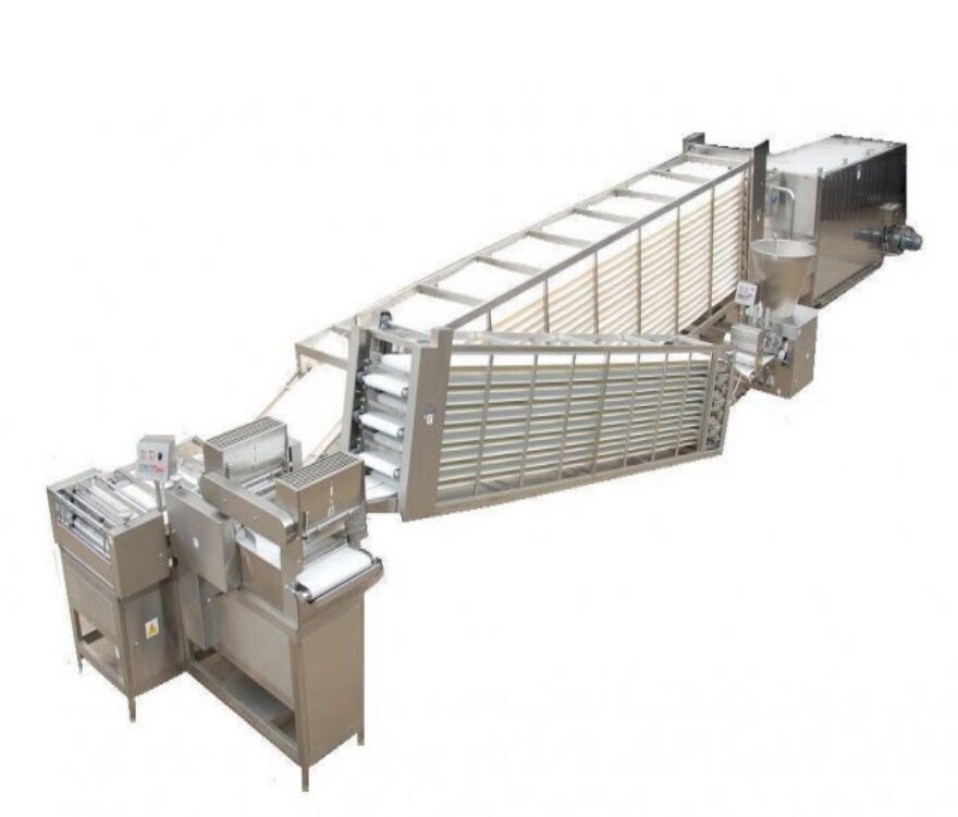 Լիբանանյան արաբական Pita Bread Flat Chapati Roti Making Machine Automatic Production Line