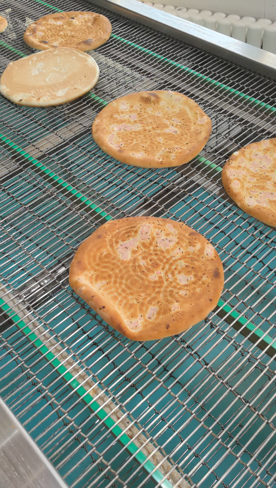 Ligne de production automatique de pain naan du Xinjiang à haute capacité