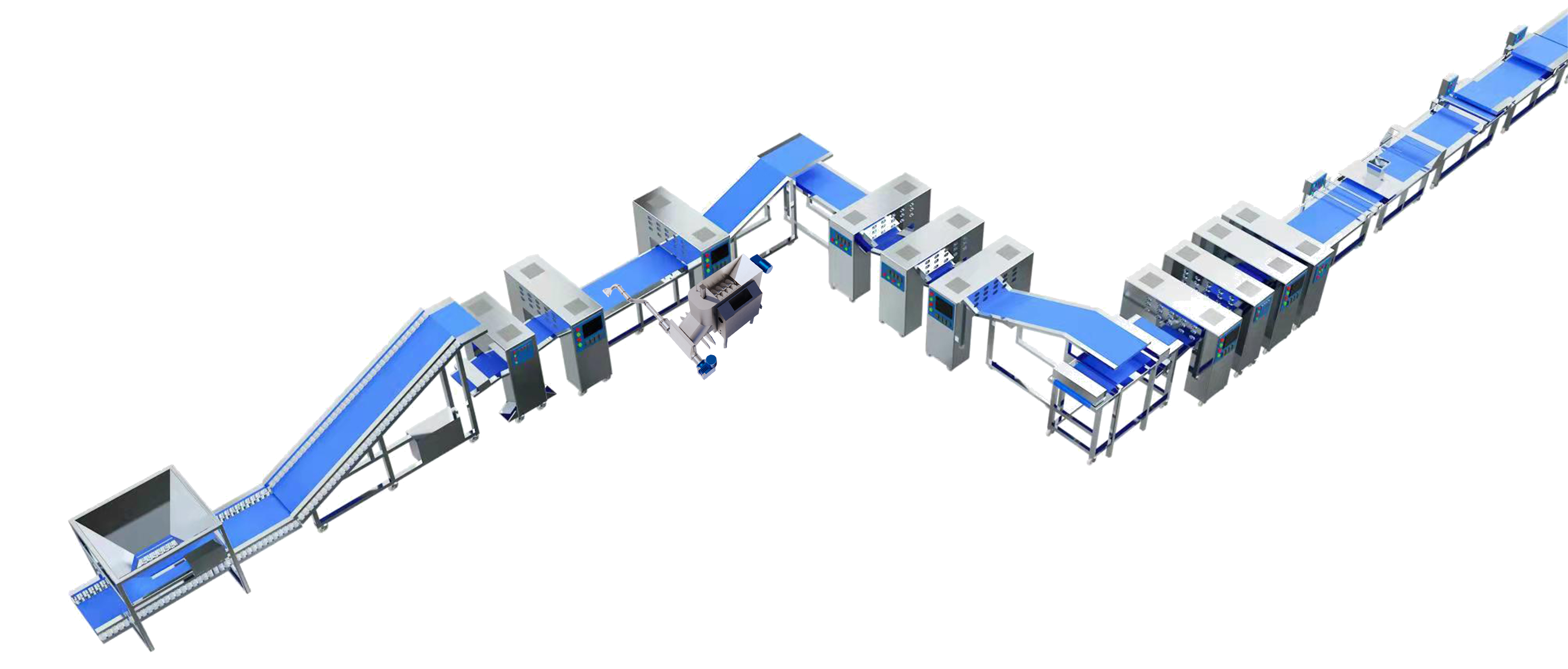 Puff pastry processing line