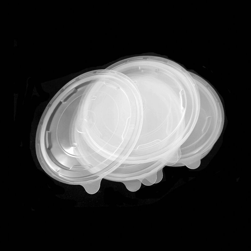 How does a plastic lid reduce contamination risk on store shelves?