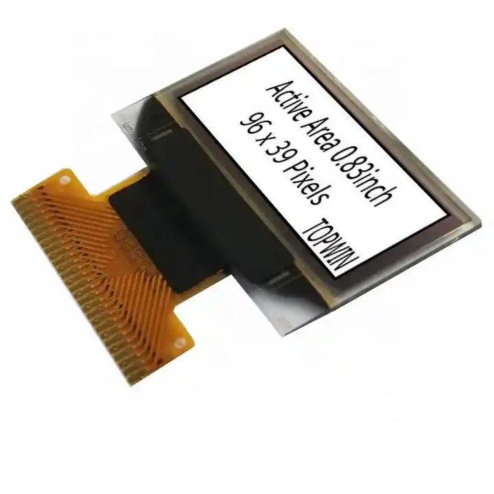 0.83'' 0.83inch white color 28pin Soldering type 96x39 pixels oled display panel UG-9639TSWEG03 small oled